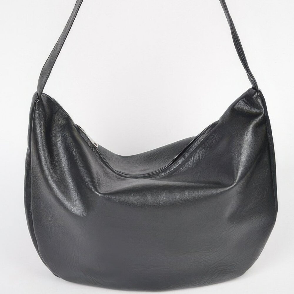 Faux Leather Hobo Bag For Women